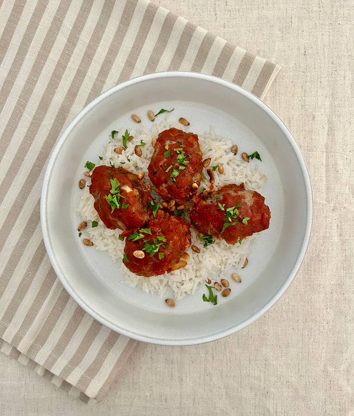 Baked Gyro Meatballs