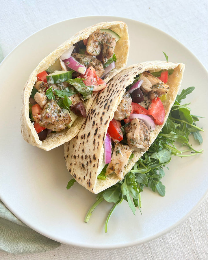 Chicken Gyros in a Pita